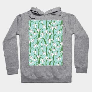 Snowdrops Pattern Hoodie